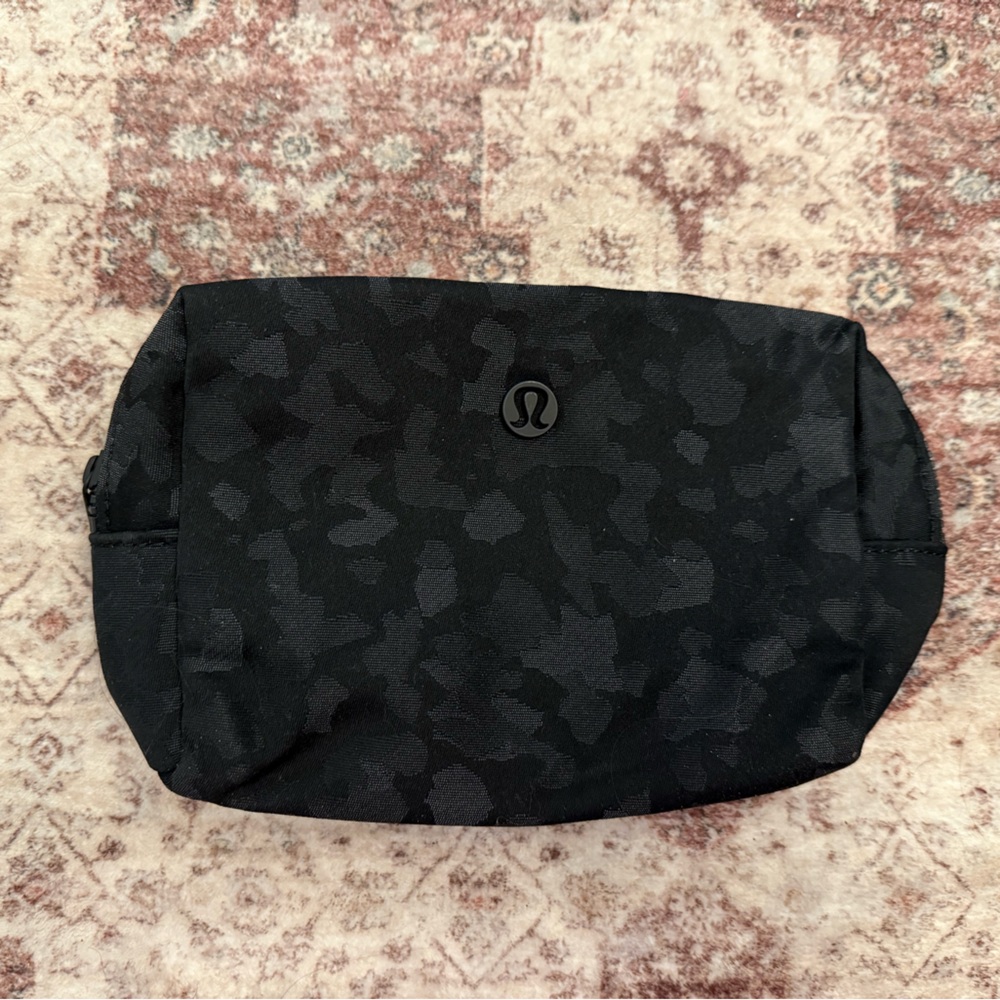 Lululemon Black Camouflage Pouch